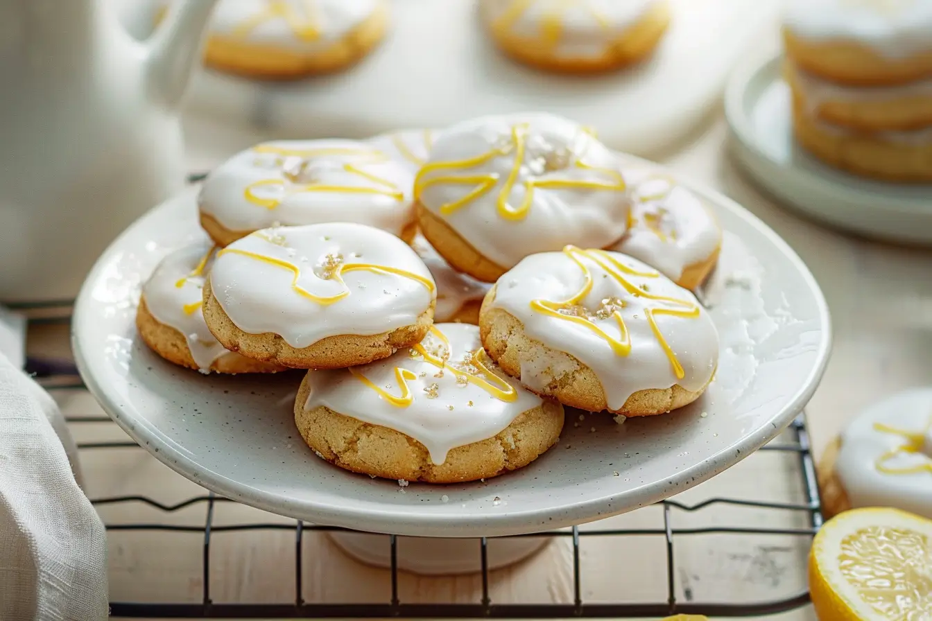 Glazed Lemon Cookies Recipe