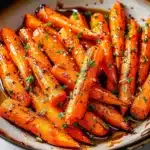 Honey Garlic Butter Roasted Carrots Recipe