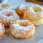 Toasted coconut doughnuts recipe