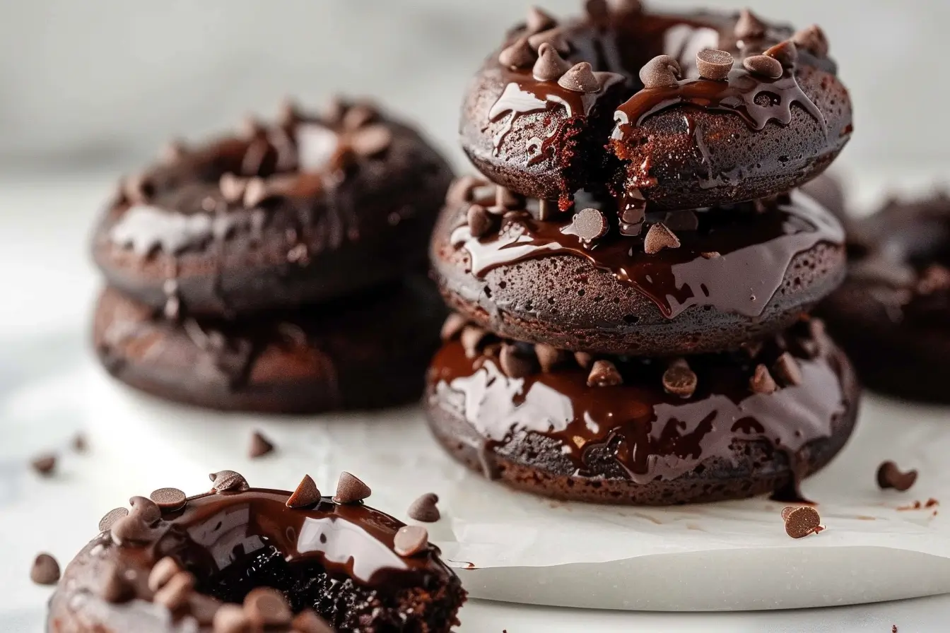 BAKED CHOCOLATE DONUTS