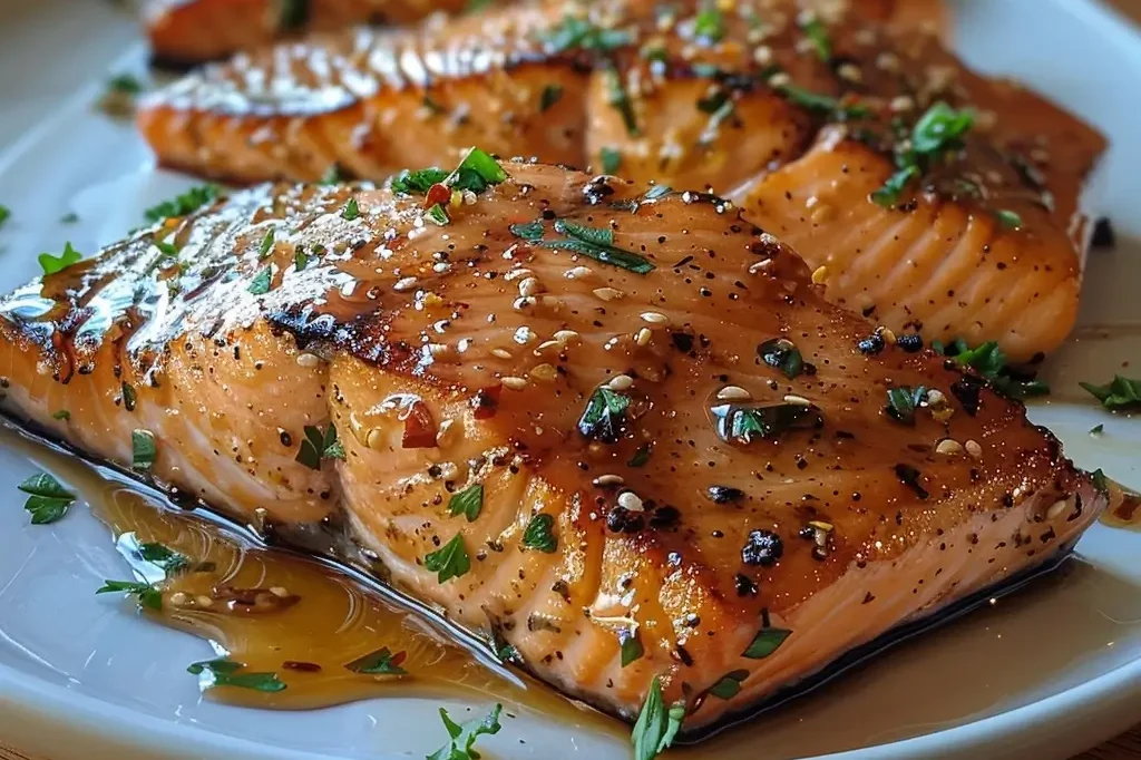 Spicy Honey-Glazed Salmon