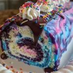 Galaxy Roll Cake